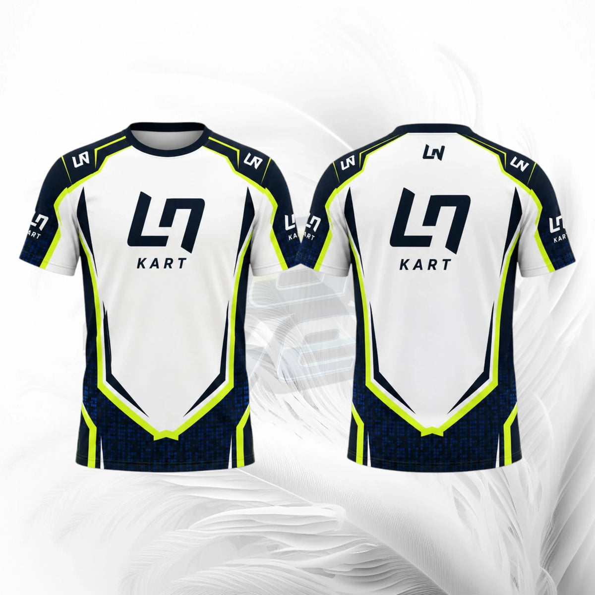 LN Velocity White Kart Racing T-Shirt