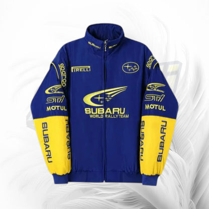 Subaru Rally Vintage Racing Jacket - Blue Edition