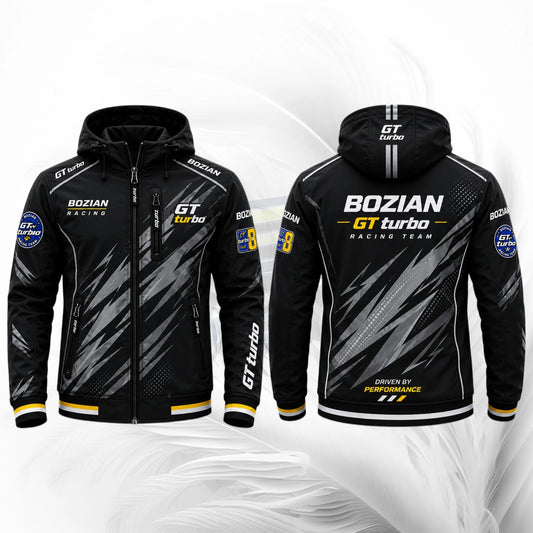 GT Turbo Black Racing Softshell Jacket