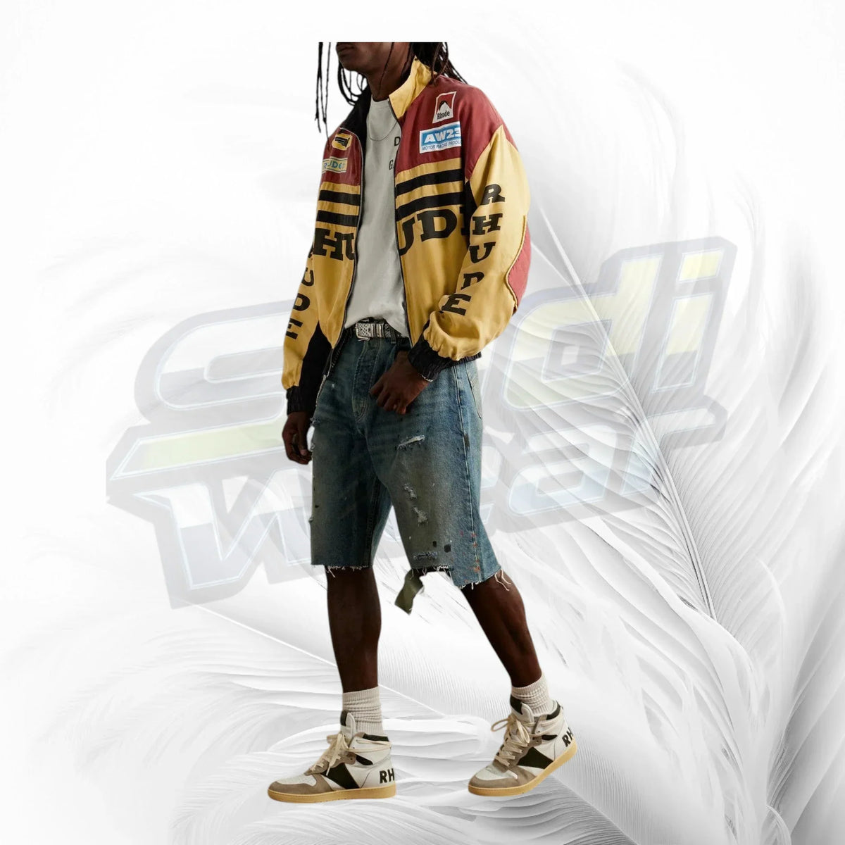 Rhude Men's Nylon Rally Racing Jacket - Bergdorf Goodman