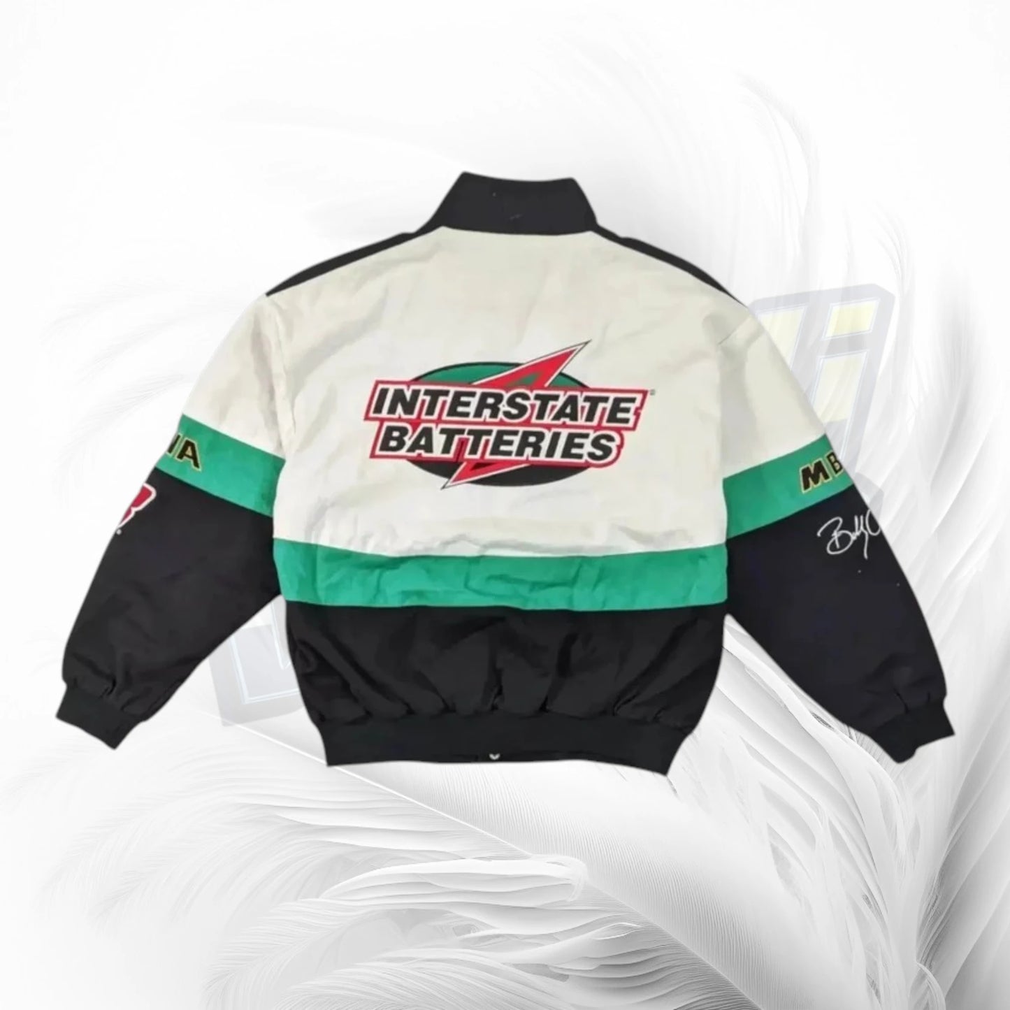 Interstate Batteries Racing Vintage NASCAR Bomber Jacket