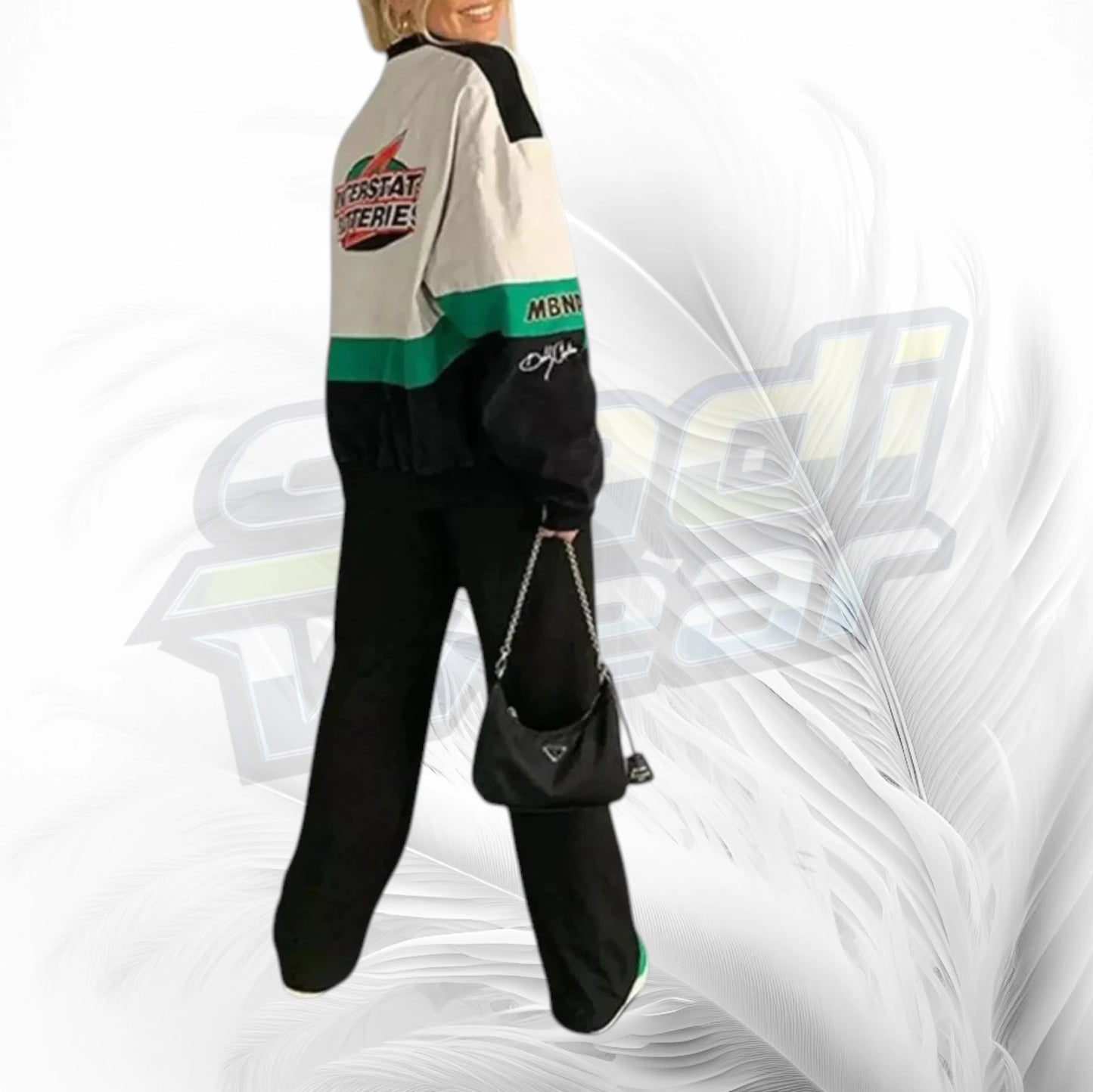Interstate Batteries Racing Vintage NASCAR Bomber Jacket