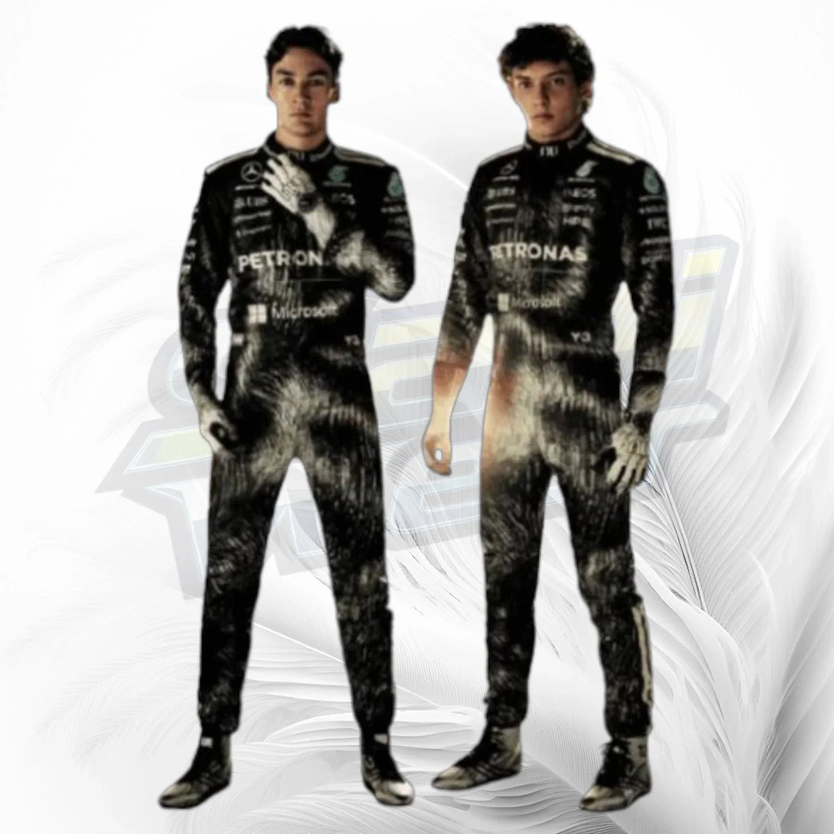 2026 Kimi Antonelli Mercedes Unique Wolf F1 Race Suit
