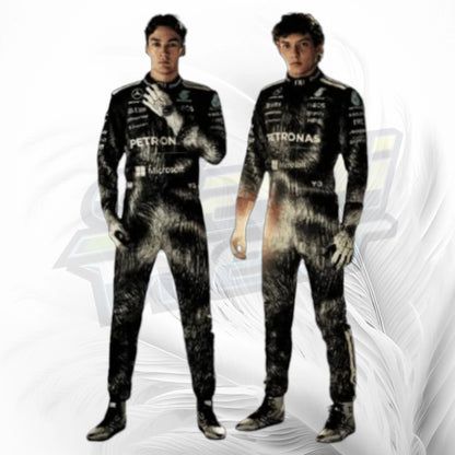 2026 Kimi Antonelli Mercedes Unique Wolf F1 Race Suit
