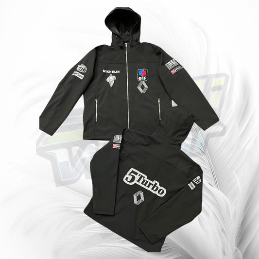 5 Turbo Black Rally Racing Jacket