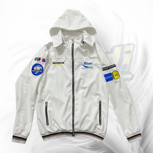 Vintage Renault Rally Racing Jacket White