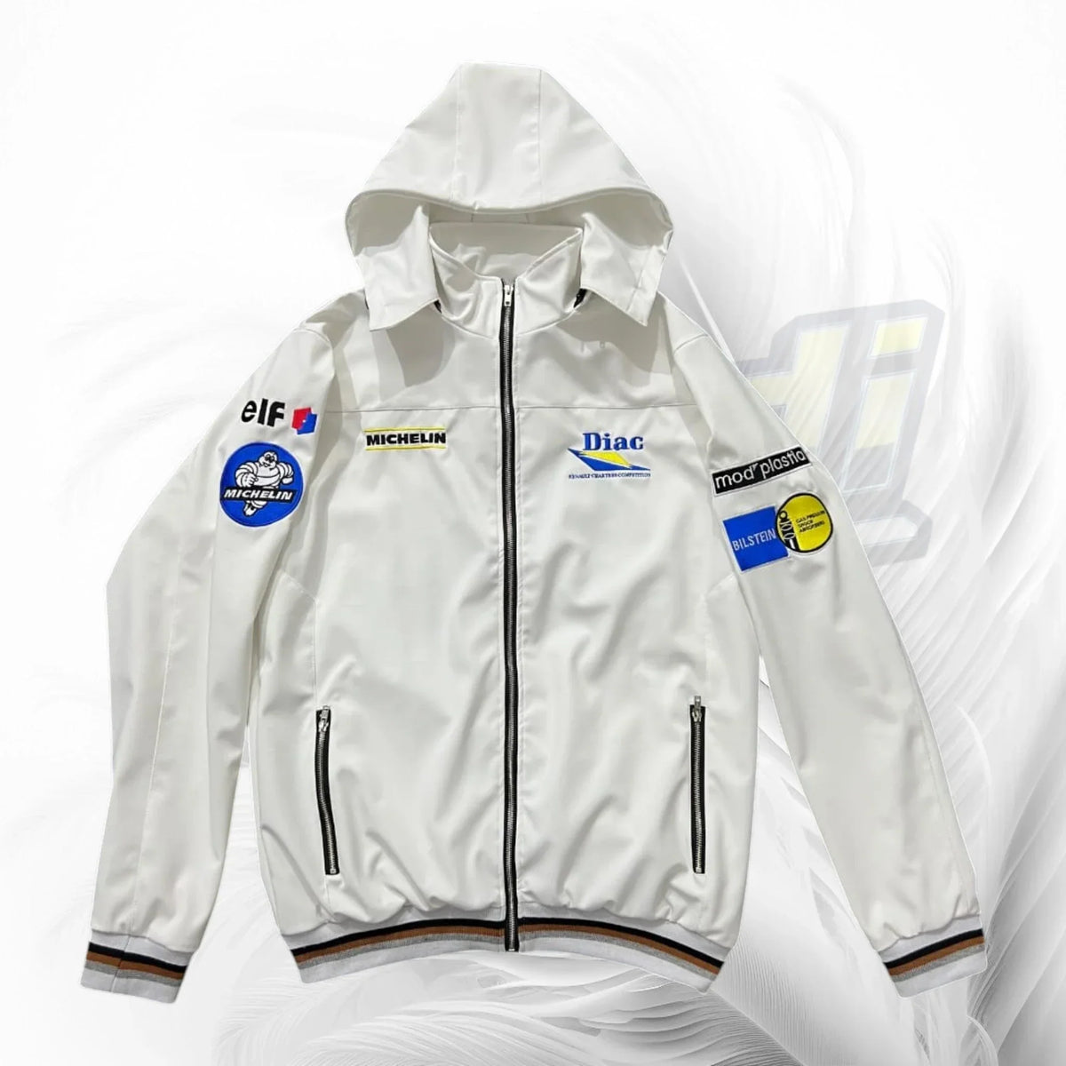 Vintage Renault Rally Racing Jacket White