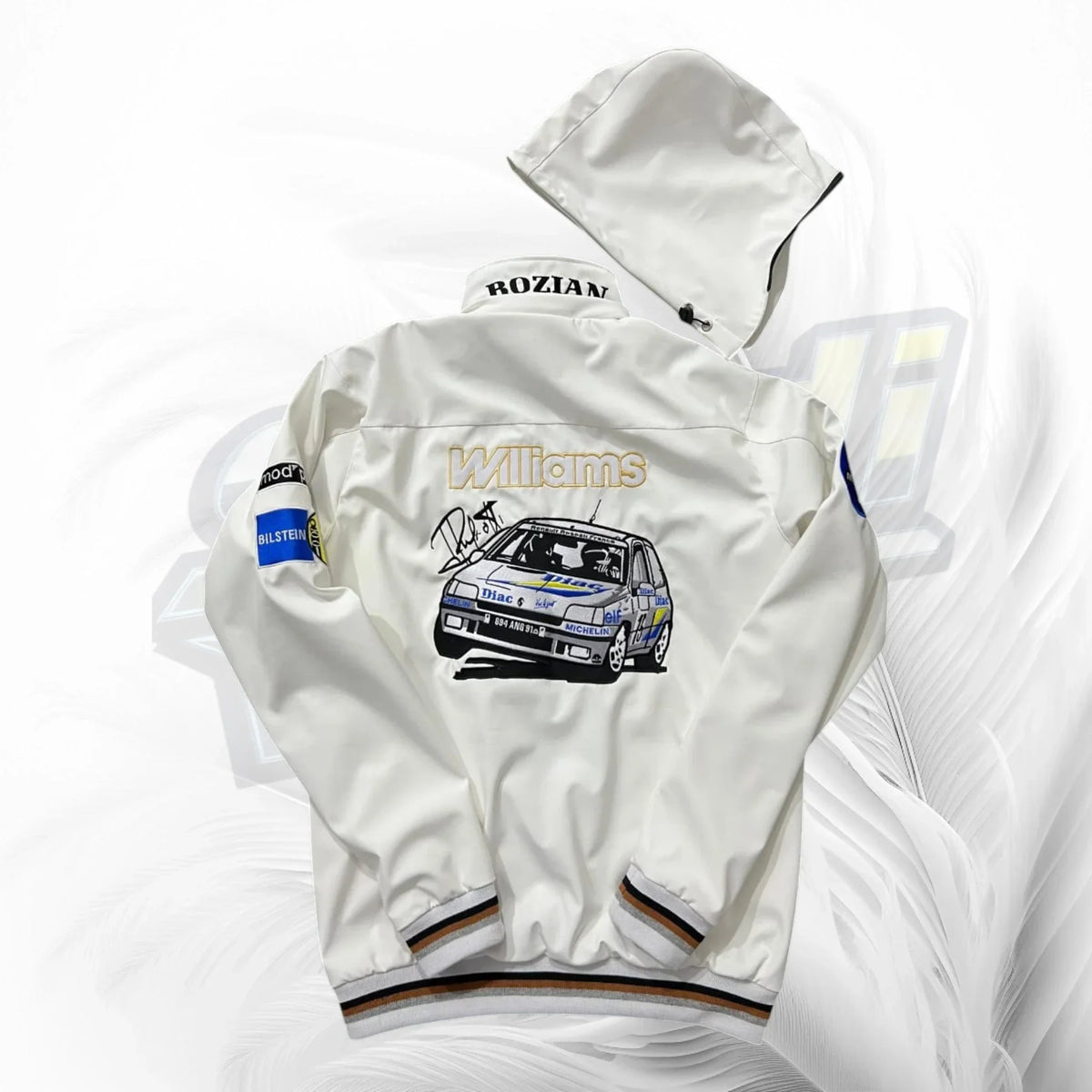 Vintage Renault Rally Racing Jacket White