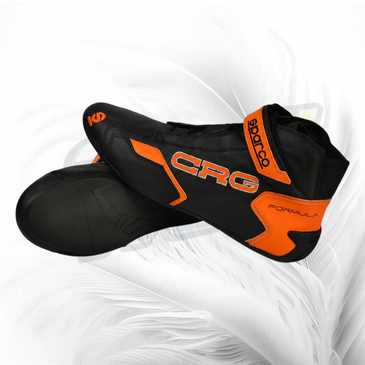 CRG Racing Shoes Black Orange