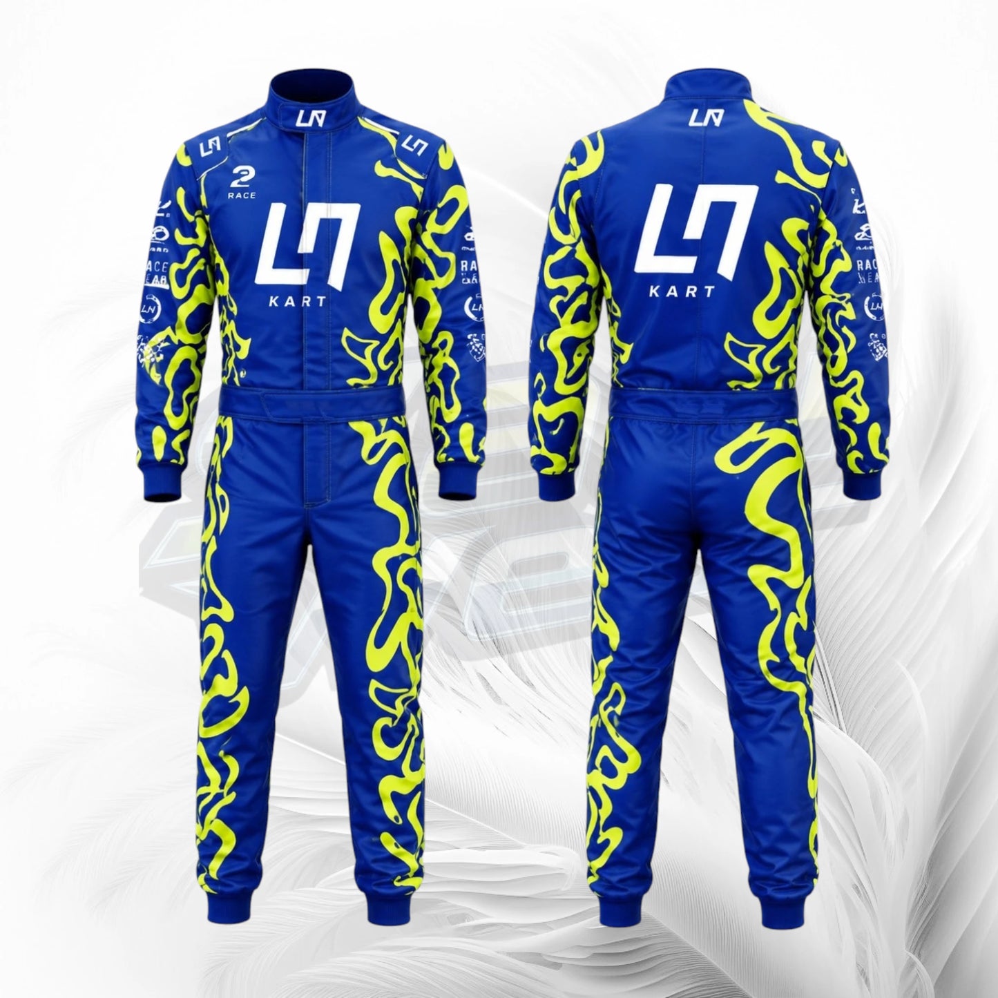 LN Blue Kart Racing Suit