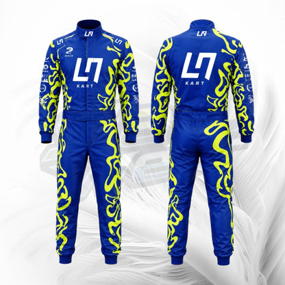 LN Blue Kart Racing Suit