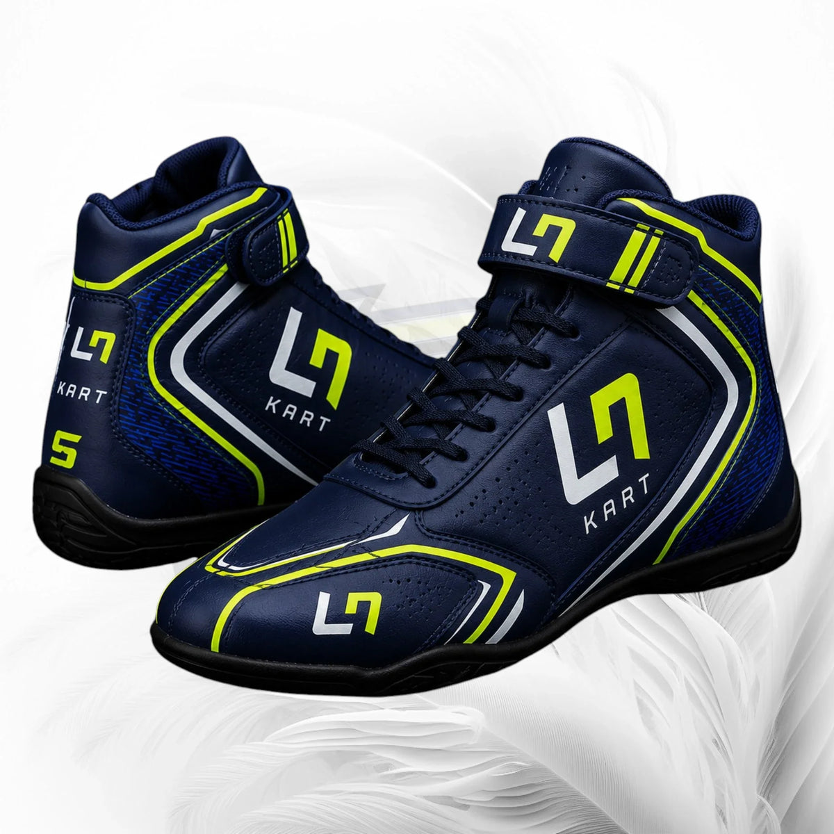 LN Stealth Blue Kart Racing Shoes