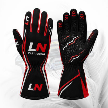 LN Shadow Red Kart Racing Gloves