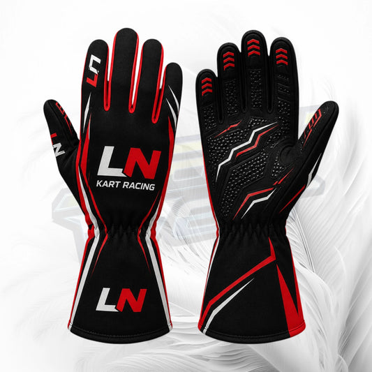 LN Shadow Red Kart Racing Gloves