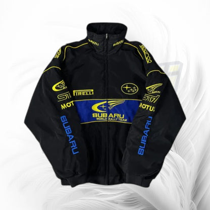 Subaru Rally Vintage Racing Jacket - Black Edition