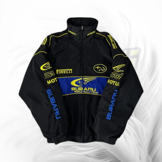 Subaru Rally Vintage Racing Jacket - Black Edition