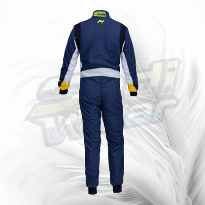 Navy Blue 2-Layer Nomex Racing Suit