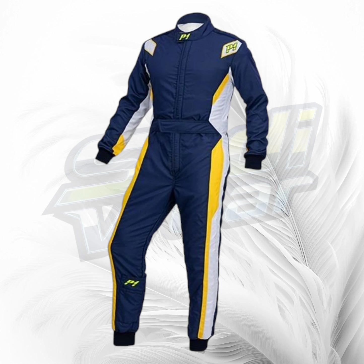 Navy Blue 2-Layer Nomex Racing Suit