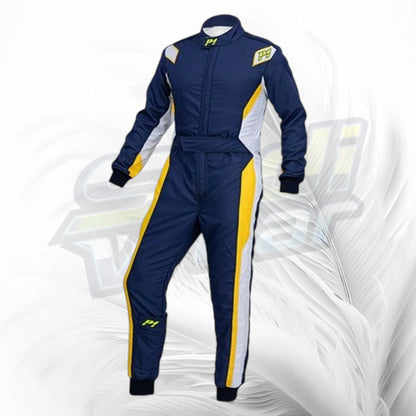 Navy Blue 2-Layer Nomex Racing Suit