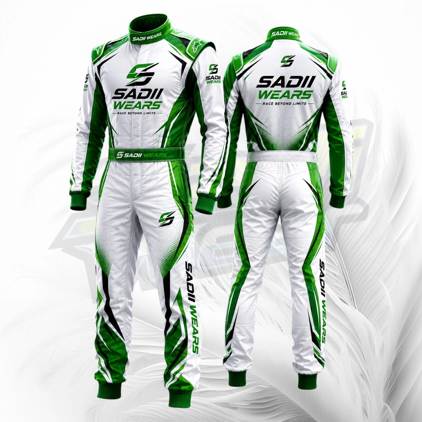 Custom Embroidered Rally Racing Suit | Professional Driver Racewear