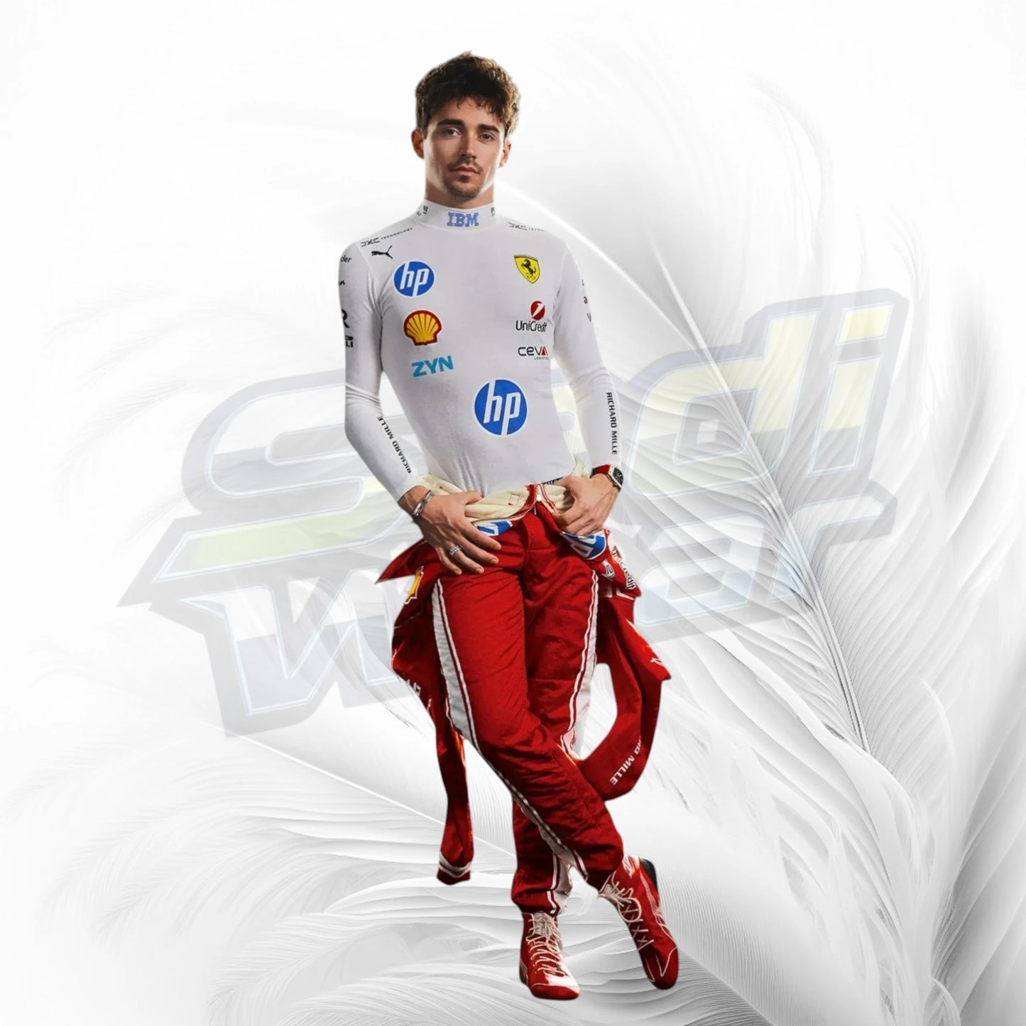 Charles Leclerc Ferrari F1 Racing Suit 2026