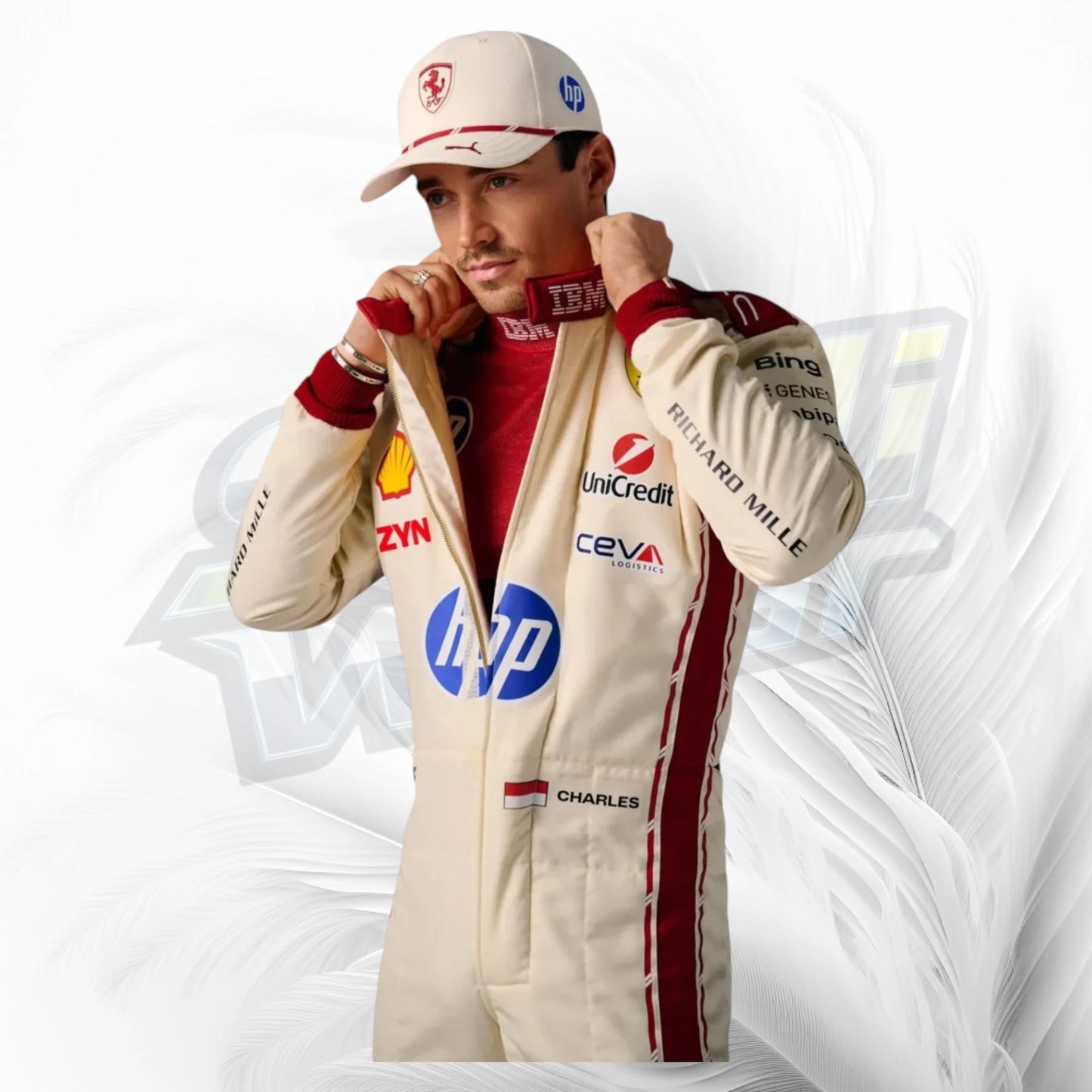 2026 Monaco GP Charles Leclerc Ferrari F1 Racing Suit