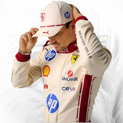 2026 Monaco GP Charles Leclerc Ferrari F1 Racing Suit
