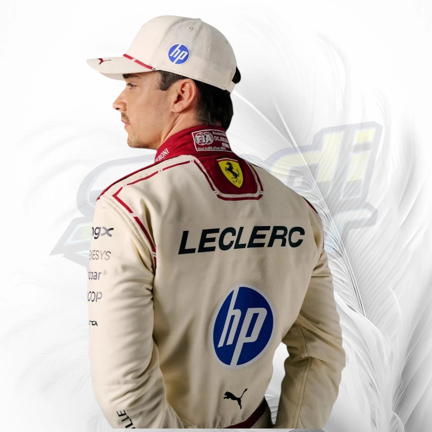 2026 Monaco GP Charles Leclerc Ferrari F1 Racing Suit