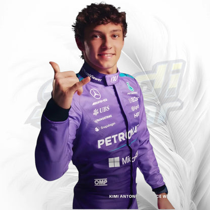 2026 Miami GP Kimi Antonelli Mercedes  F1 Racing Suit