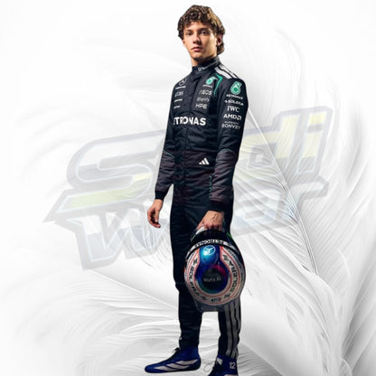 George Russell & Kimi Antonelli Mercedes AMG Petronas F1 Racing Suits 2026