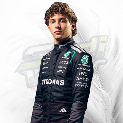 George Russell & Kimi Antonelli Mercedes AMG Petronas F1 Racing Suits 2026