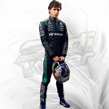 George Russell & Kimi Antonelli Mercedes AMG Petronas F1 Racing Suits 2026