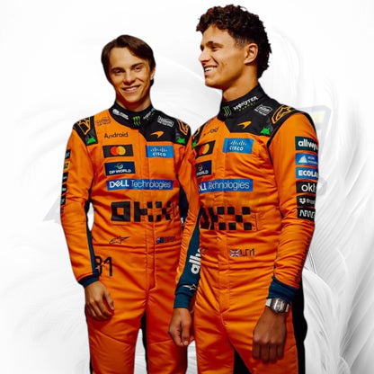 Lando Norris & Oscar Piastri McLaren F1 Racing Suits 2026