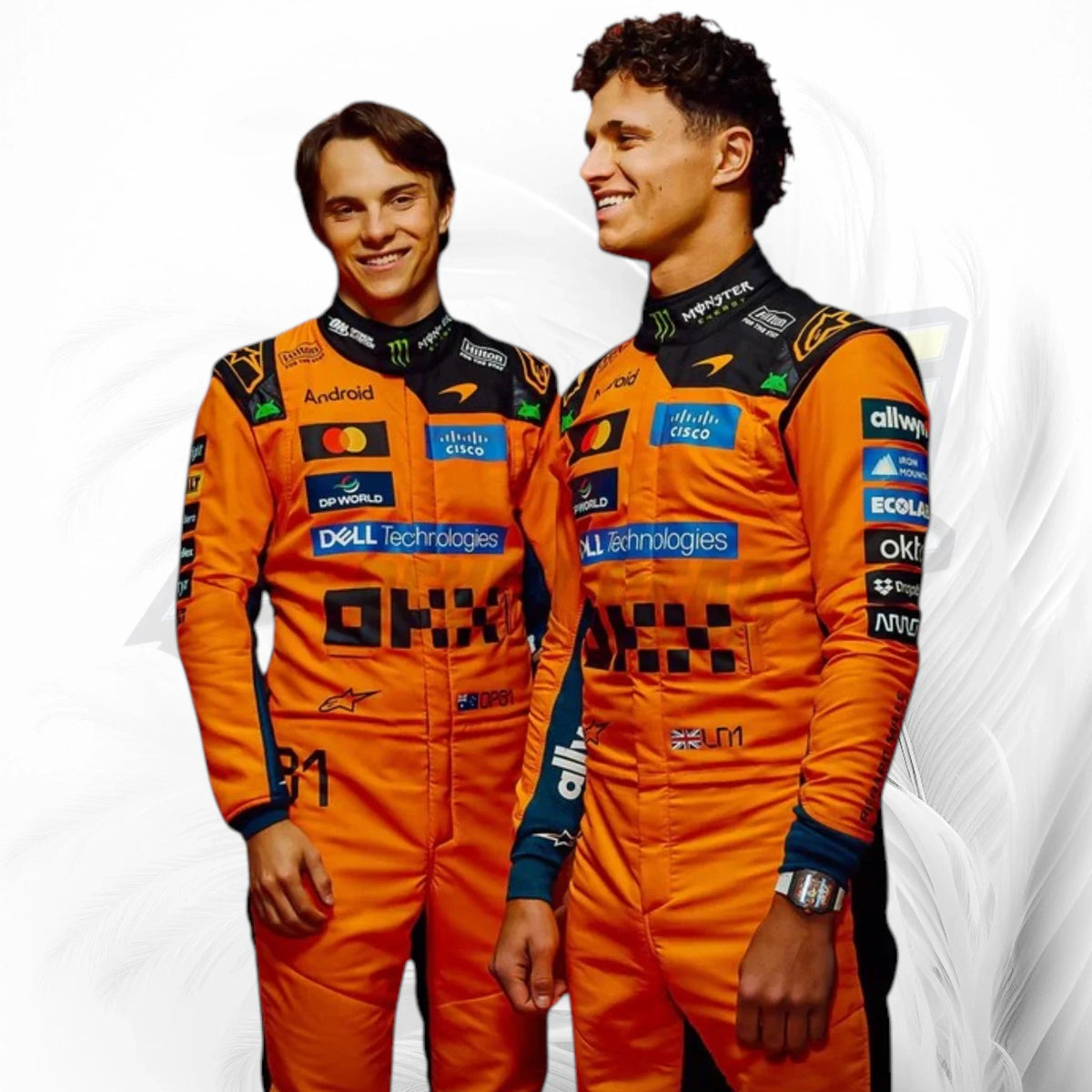 Lando Norris & Oscar Piastri McLaren F1 Racing Suits 2026