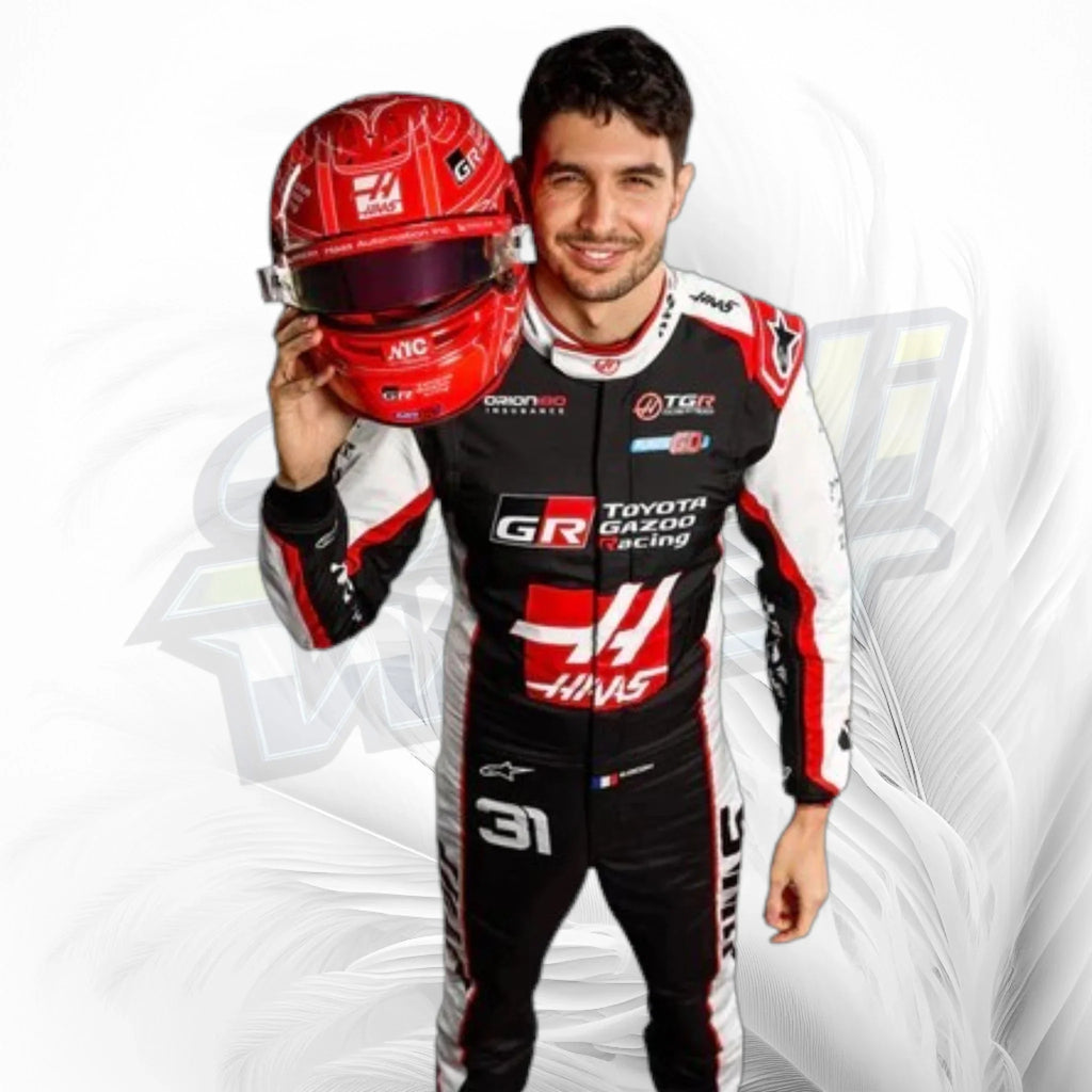 F1 Racing Suit Worn by Esteban Ocon and Oliver Bearman 2026