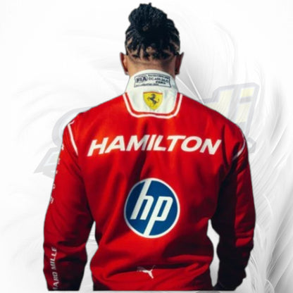 Lewis Hamilton Ferrari F1 Racing Suit 2026