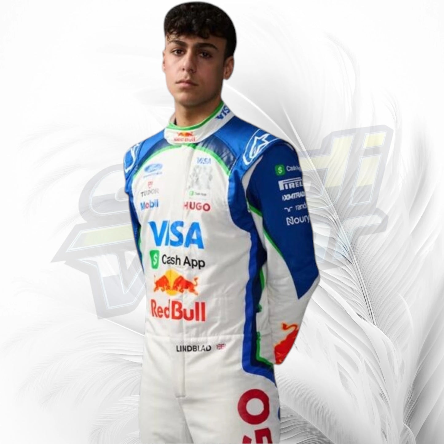 Arvid Lindblad Visa Cash App RB Racing Suit 2026