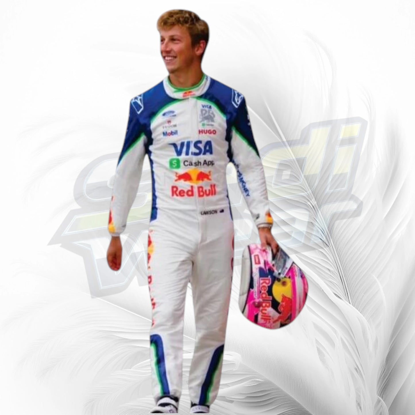 Liam Lawson Visa Cash App RB F1 Racing Suit 2026