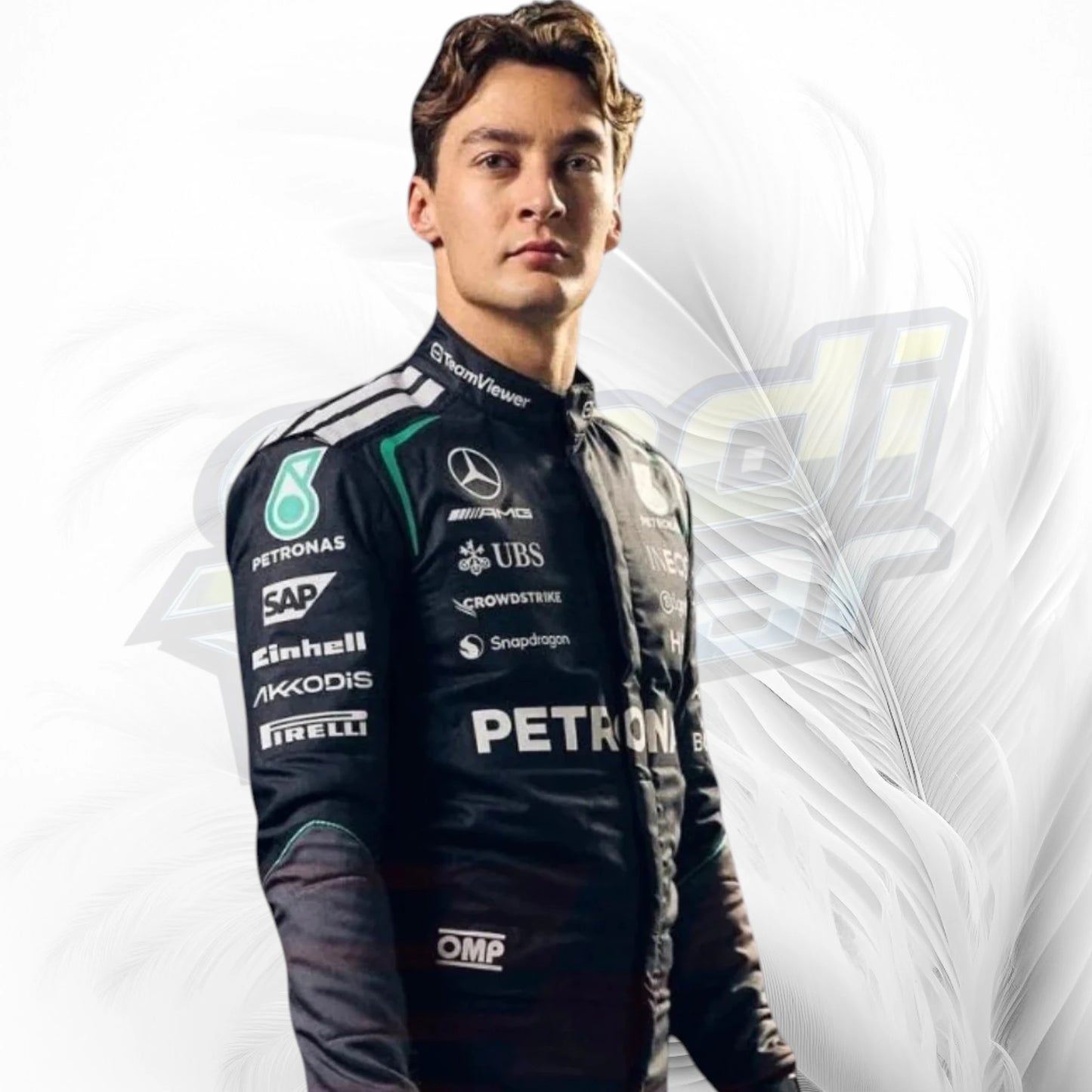 George Russell & Kimi Antonelli Mercedes AMG Petronas F1 Racing Suits 2026