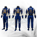 Praga Kart Racing Suit – Blue Professional Karting Motorsport Racewear