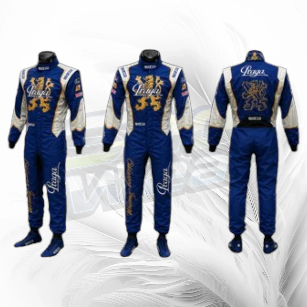 Praga Kart Racing Suit – Blue Professional Karting Motorsport Racewear