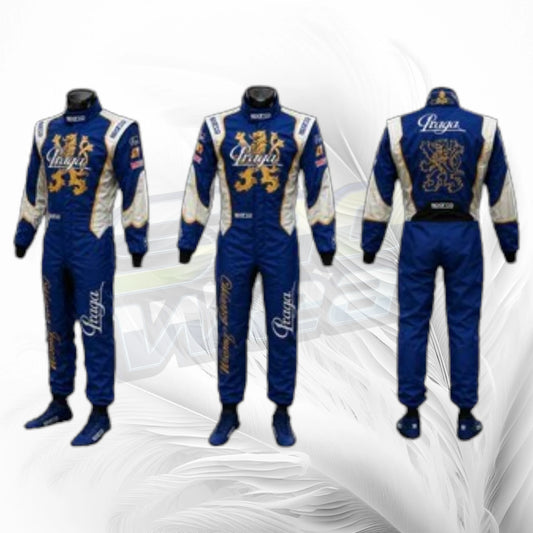 Praga Kart Racing Suit – Blue Professional Karting Motorsport Racewear