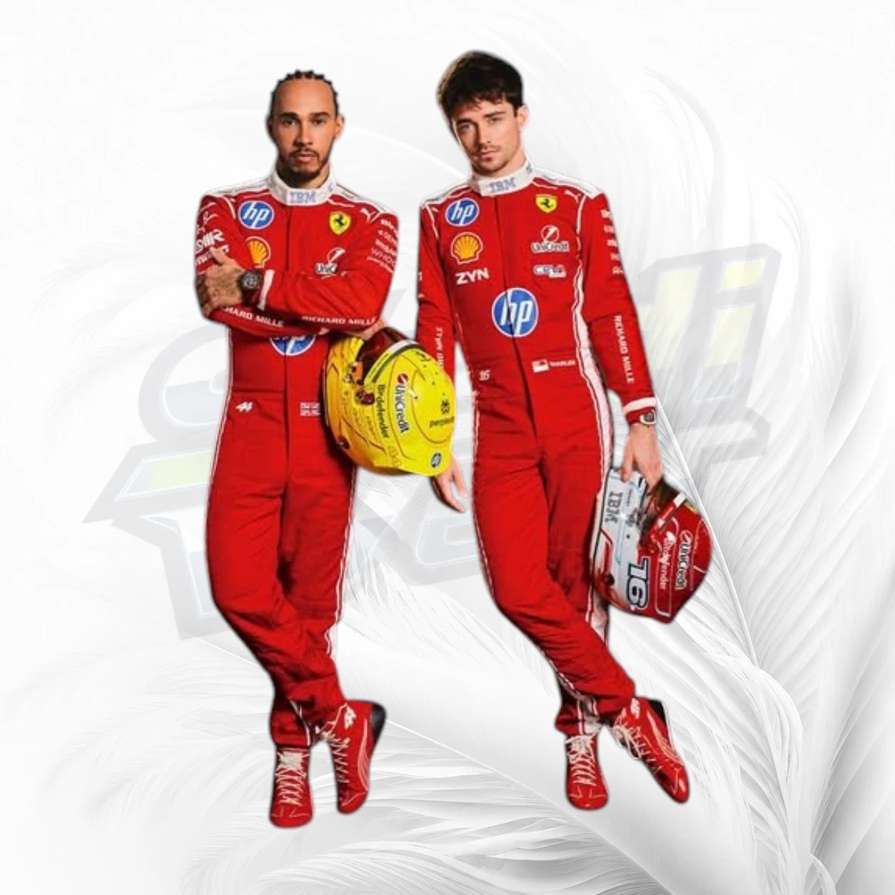 Ferrari 2026 F1 Team Style Racing Suit | Motorsport Racing Driver Suit